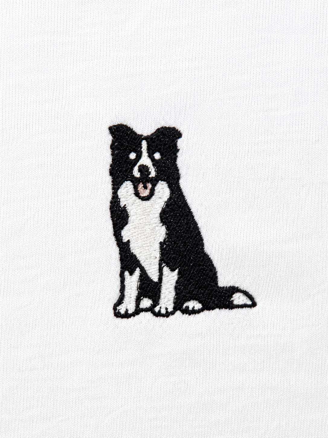 T-shirt brodé chien enfant