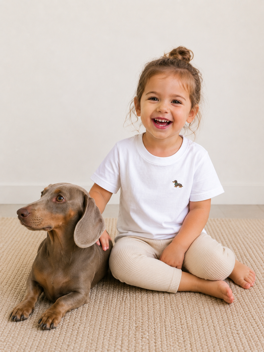 T-shirt chien Saucisse enfant