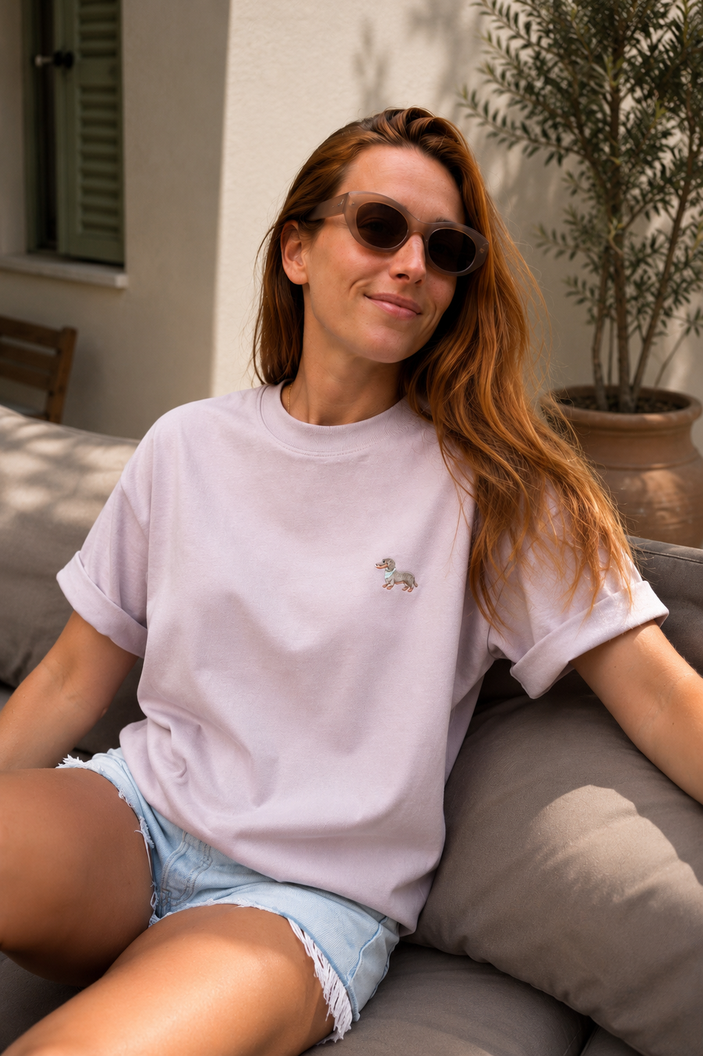 T-shirt chien saucisse femme (pré-commande ✨)