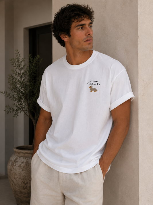 T-shirt chien saucisse homme